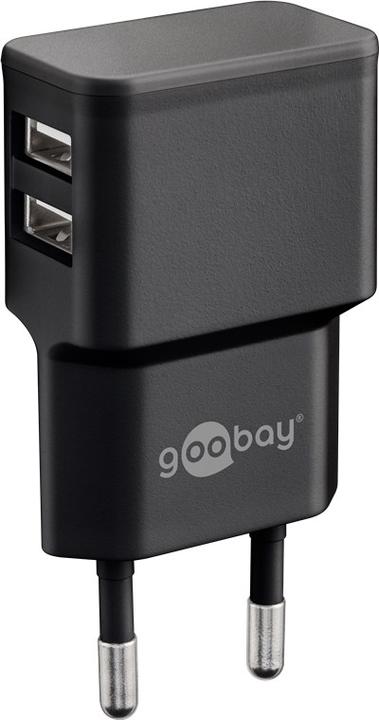Immagine prodotto Goobay Doppio Caricabatterie USB-A con Cavo USB Micro (12 W)