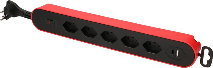 Actual product image Max Hauri design line (5 x, Type 13, USB-A, USB-C, 2.20 m)