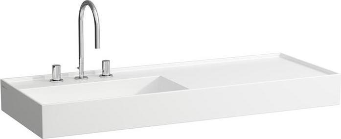 Laufen Washbasin KARTELL 1200x460mm drain. r. o ÜL o tap hole white (460 mm, 1200 mm)
