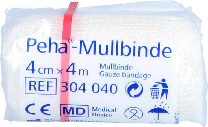 Hartmann Bandes de gaze 4 m x 4 cm / 20 pcs.