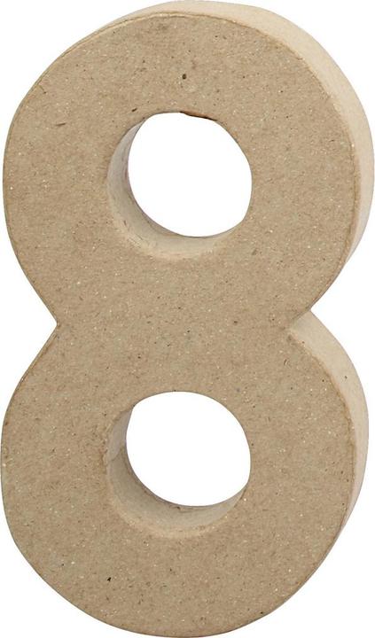 Actual product image Creativ Company Cardboard numbers 8 large