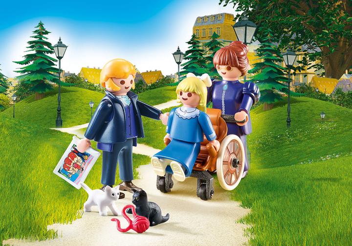 Actual product image Playmobil Clara with father and Fräulein Rottenmeier (70258, Playmobil Heidi)