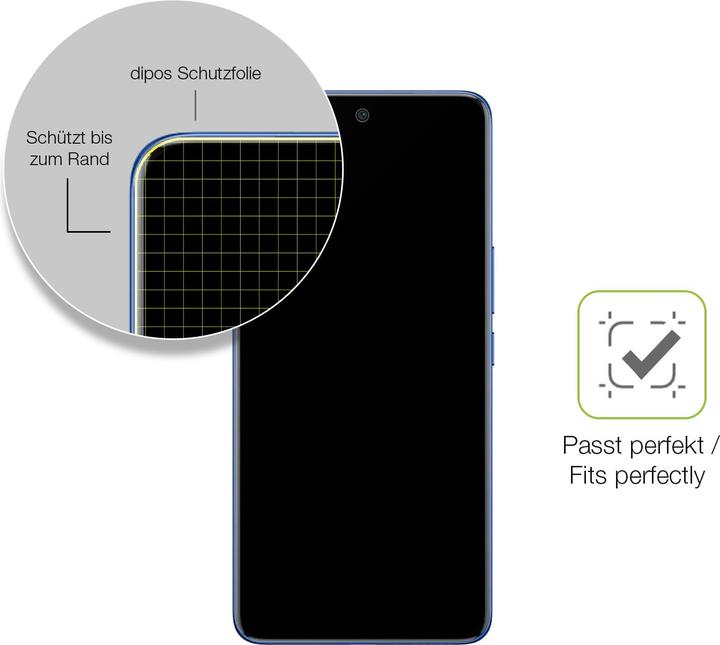 Produktbild Dipos Full Cover Schutzfolie Matt (1 Stück, Vivo X50)
