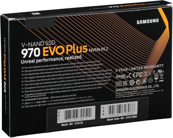 Productafbeelding Samsung 970 EVO Plus (1000 GB, M.2 2280)