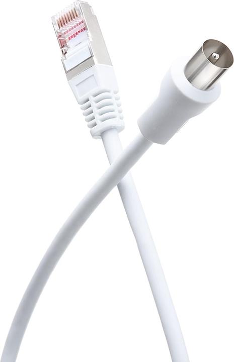 Actual product image Force Power Koaxialkabel 9.52mm / Ethernet RJ45 2m (Antenna cable)