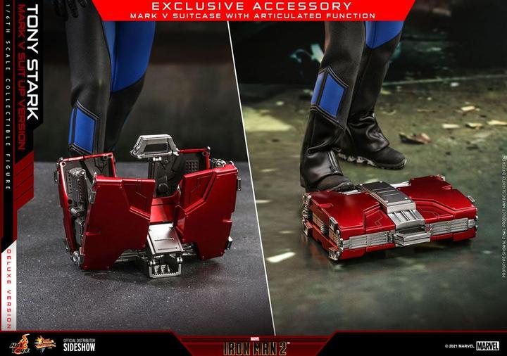 Immagine prodotto Hot Toys Movie Masterpiece 1/6 Tony Stark (versione con tuta del marchio V) Deluxe