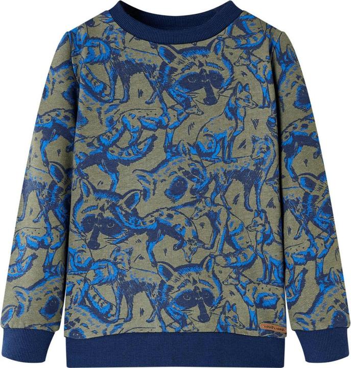 VidaXL Kinder-Sweatshirt Khaki 104,Material: 100 % Baumwolle,Farbe