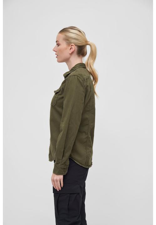 Actual product image Brandit Ladies Vintageshirt Longsleeve - 16245 (XS)