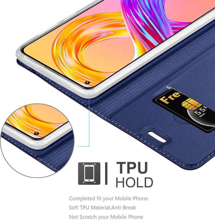 Actual product image Cadorabo Classy Book Case for Realme 8 4G / 8 PRO (Realme 8 Pro, realme 8)