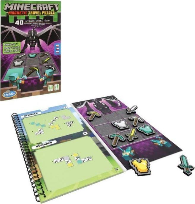 Produktbild Ravensburger Minecraft: Magnetisches Reiserätsel (9 Teile)