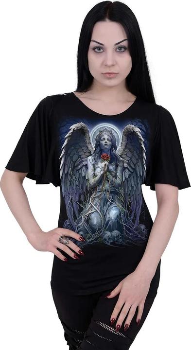 Produktbild Spiral Grieving Angel TShirt UBootAusschnitt Fledermaus (XXL)