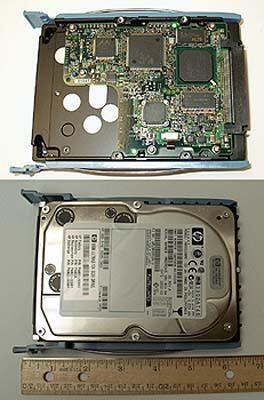 Actual product image HPE 18GB 10K Cold Swap U3 HDD (0.02 TB, 3.5")