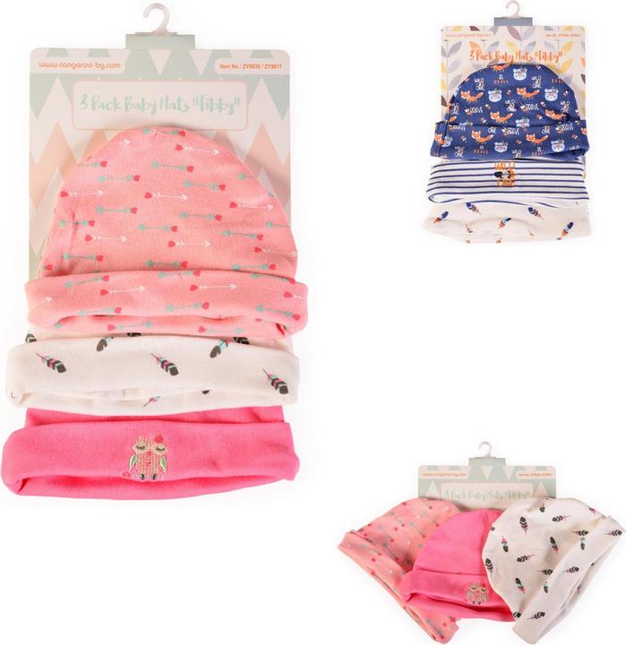 Cangaroo Set di 3 berretti Tibby Baby 46 cm (46)