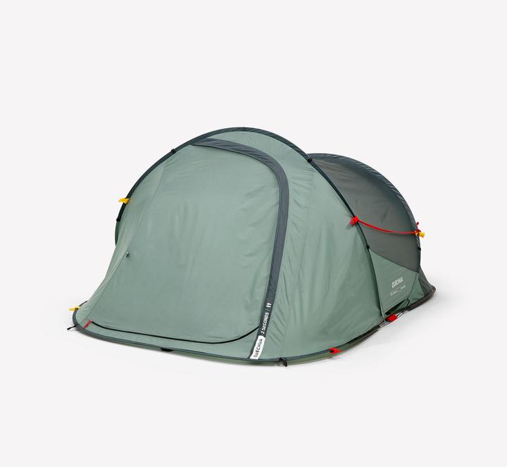 Actual product image Quechua Wurfzelt 2 Seconds für 2 Personen blau (Pitching tent, 2.90 kg, 2 persons)