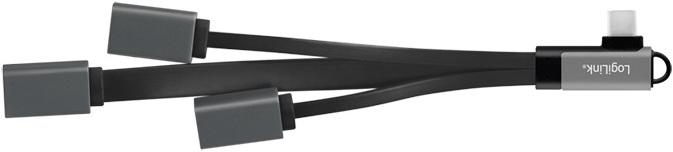 Actual product image LogiLink USB-C hub (USB-C, 3 Ports)