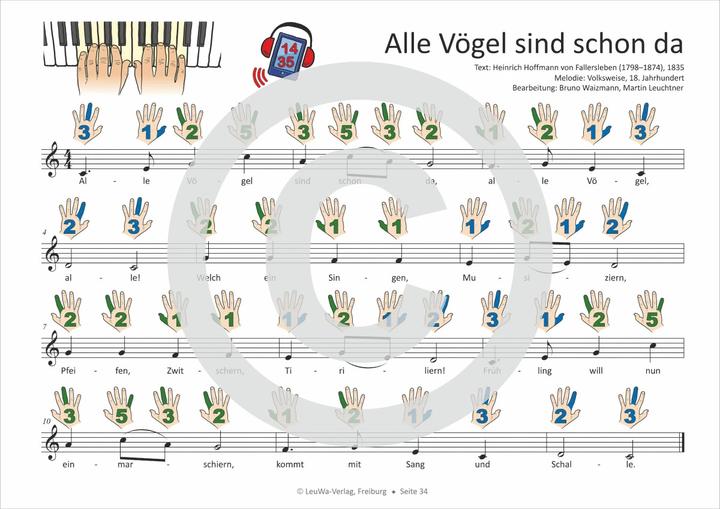Image du produit Einfacher!-Geht-Nicht: 34 Kinderlieder BAND 1+2 für Klavier und Keyboard (+Play-Along Download (Allemand, Martin Leuchtner, Bruno Waizmann, 2023)