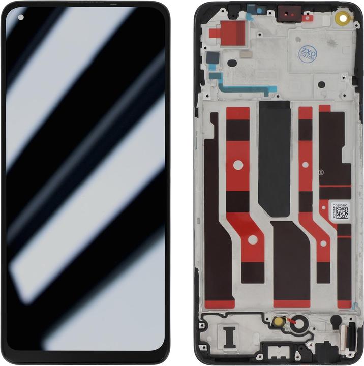 Actual product image Clappio Spare part screen + touch screen (Incl. housing) (Oppo Reno 8 Lite 5G)