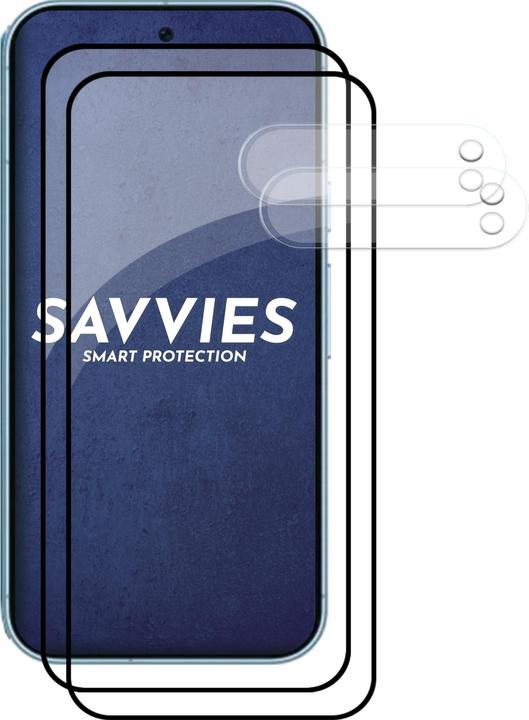 Produktbild Savvies Full-Screen Displayschutz Panzerglas Schutzglas (2 Stück, Google Pixel 9 Pro XL)