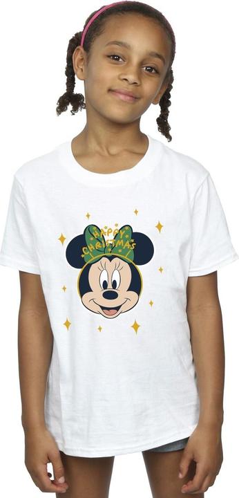 Immagine prodotto Disney Minnie Mouse Happy Christmas Maglietta Ragazze (152, 158)