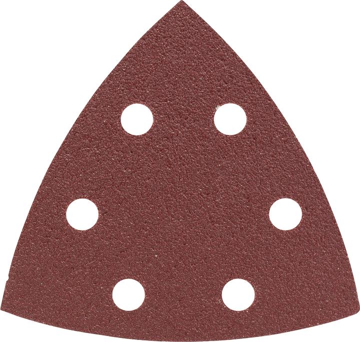 Actual product image Bosch Zubehör Sanding sheet set for delta sander, 93 mm, 80, 6 holes, pack of 25 (80)