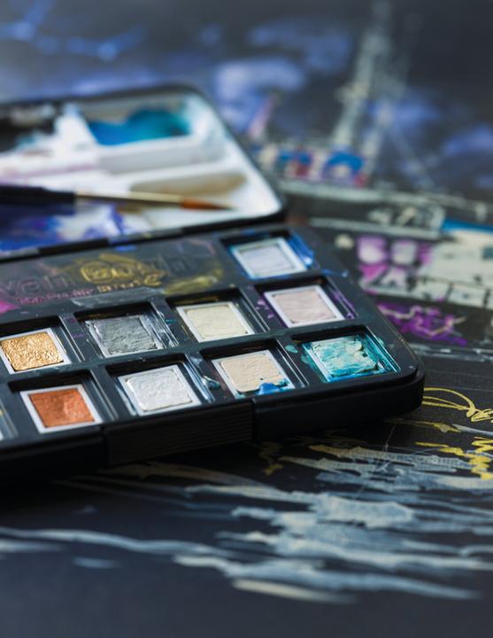 Actual product image Van Gogh Watercolour Pocketbox Metallic 12 (Multicoloured)