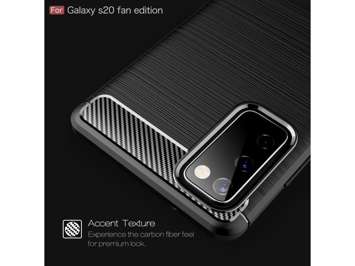 Produktbild Screenguard Carbon Brushed Soft TPU Case (Samsung Galaxy S20 FE)