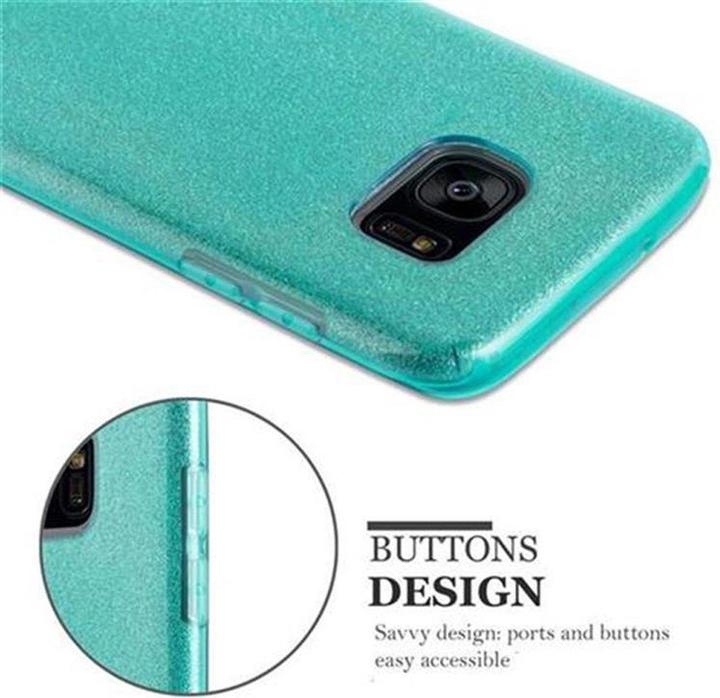 Immagine prodotto Cadorabo Copertura in TPU glitter (3 pezzi) (Samsung Galaxy S7 Edge)