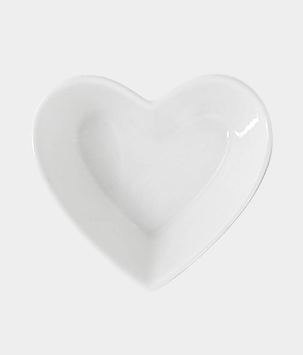 Produktbild Schale, Herzform weiss, 10x9x5cm (1 l, 1 x)