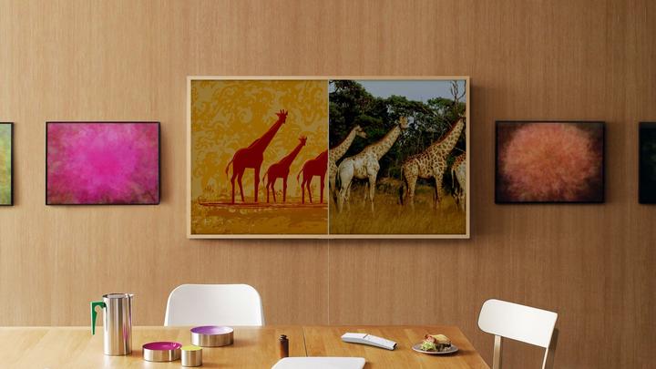 Actual product image Samsung QE43LS03 The Frame 3.0 (43", QLED, 4K, 2019)