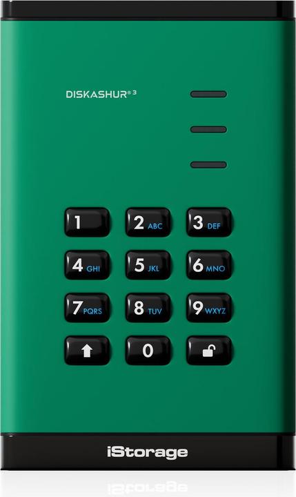 Produktbild iStorage diskAshur3 HDD 2TB - Green (2 TB)