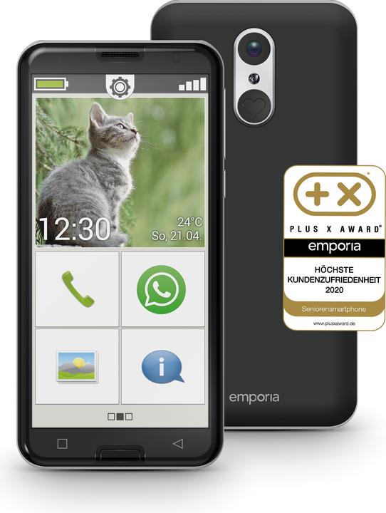 Produktbild Emporia Smart 3 (16 GB, Schwarz, 5.50", Single SIM, 13 Mpx, 4G)