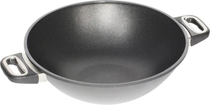 Produktbild AMT Wok ø 32 cm, H: 11 cm mit 2 Griffen (32 cm, Wok Pfanne)