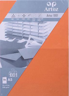 Image du produit Artoz 1001 cartes rouge homard (A5, 220 g/m², 5 x)