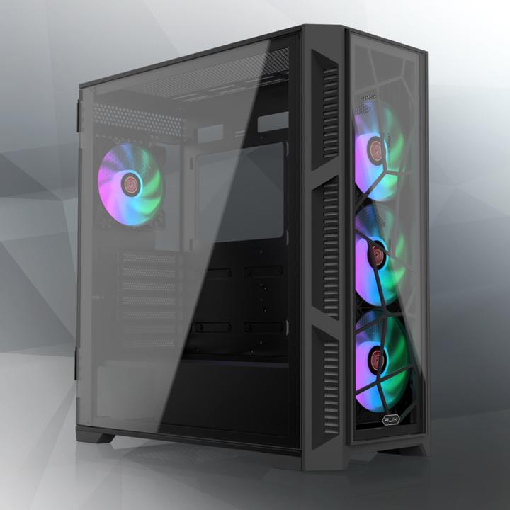 Immagine prodotto Raijintek PONOS Ultra Midi Tower, vetro temperato - nero (Mini-ITX, ATX, mATX)