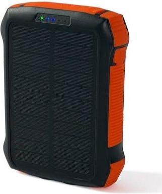 Immagine prodotto Choetech Powerbank solare con ricarica induttiva 10000mAh Qi 5W arancione (B659) (10000 mAh, 37800000 W, 10000 Wh)