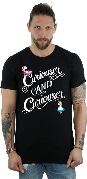 Image du produit Disney - T-shirt ALICE IN WONDERLAND CURIOUSER - Homme (XL)