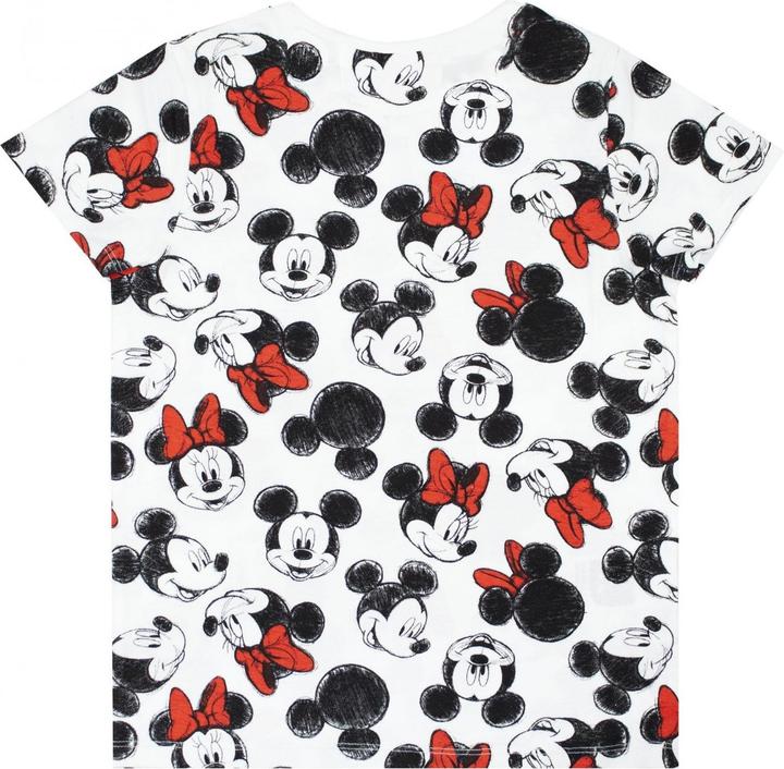 Immagine prodotto Disney Maglietta da ragazza Mickey & Minnie Mouse con stampa integrale (146, 152)