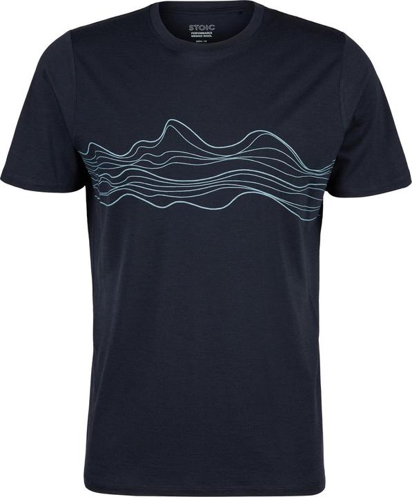 Produktbild Stoic Merino155 LaholmSt. Print T-Shirt Lines (5XL)