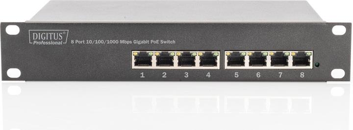Actual product image Digitus 10 inch 8 P Gigabit PoE Switch (8 Ports)