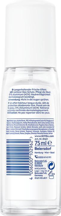 Immagine prodotto NIVEA Fresh Natural Vapo (Getto vaporizzato, 75 ml)