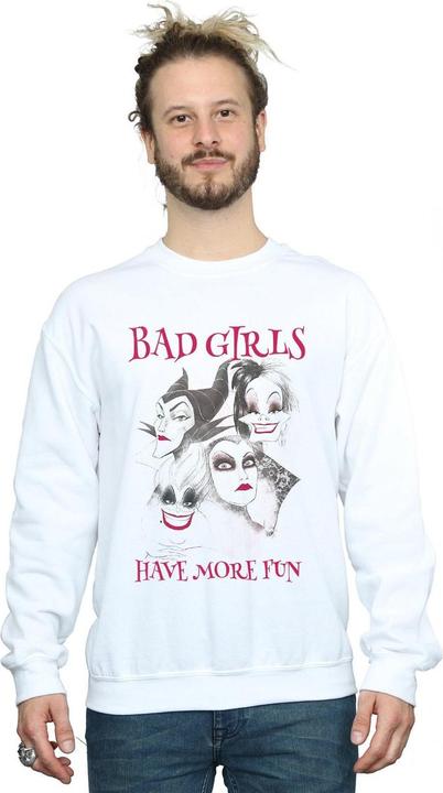Actual product image Disney Mens Bad Girls Have More Fun Sweatshirt (XL)