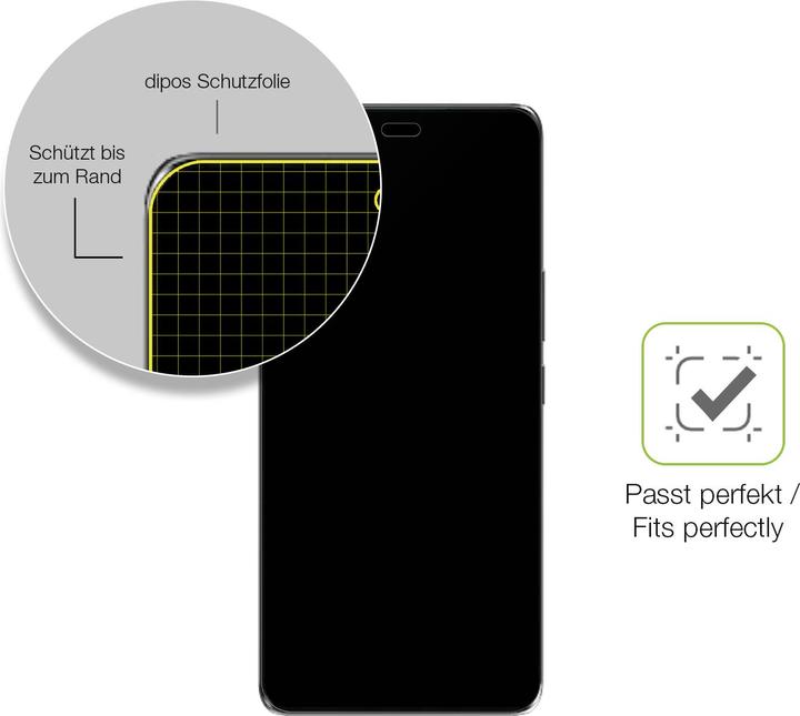 Produktbild Dipos Full Cover Schutzfolie Matt (1 Stück, Honor 7 Lite)