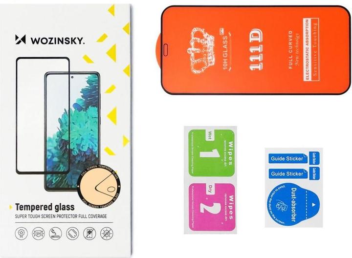 Image du produit Wozinsky Verre trempé Full Glue pour Motorola Moto G84 plein écran avec cadre - noir (1 pièce(s), Motorola Moto G84)
