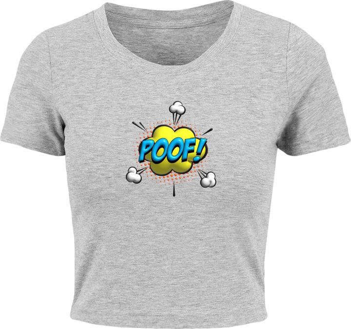 Merchcode Ladies POOF Comic Cropped Tee - 118577 (S)