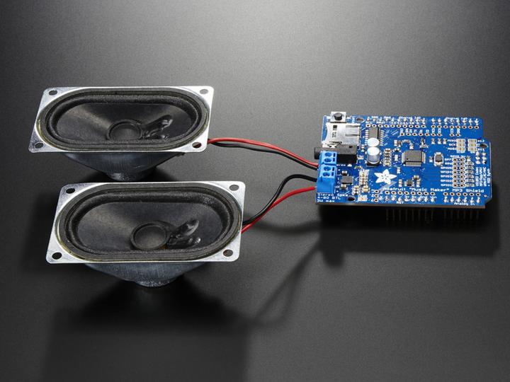 Actual product image Adafruit Music Maker MP3 Shield for Arduino w/3W Stereo Amp (Shield)