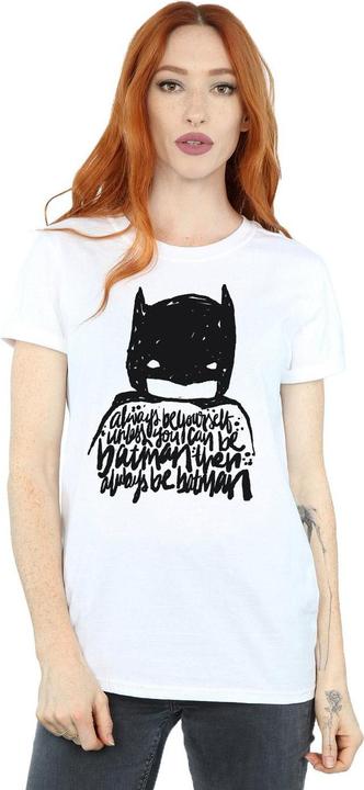 Immagine prodotto Maglietta Boyfriend in cotone da donna/ragazzo Batman Always Be Yourself (XXL)