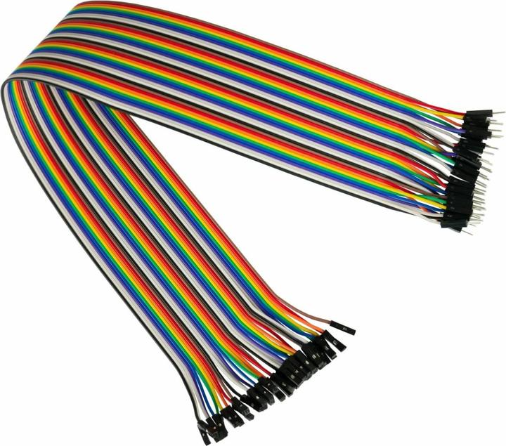 Actual product image Kabelmeister Jumper wire 40-pin separable wires for Arduino, Raspberry Pi etc., plug to socket