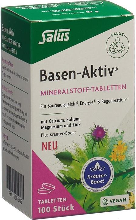 Image du produit Salus Basen-Aktiv Mineralstoff Tablette (100 pièce(s), Cachets, 187 g)