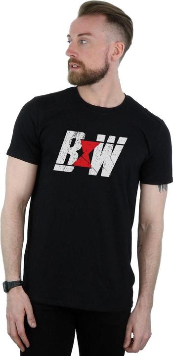 Produktbild Black Widow Movie Initial Logo TShirt (XL)