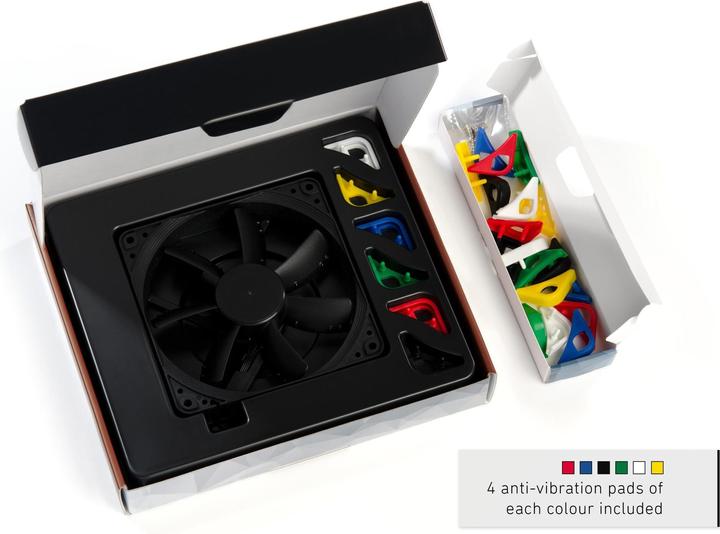 Actual product image Noctua NF-S12A PWM chromax.black.swap (120 mm, 1 x)